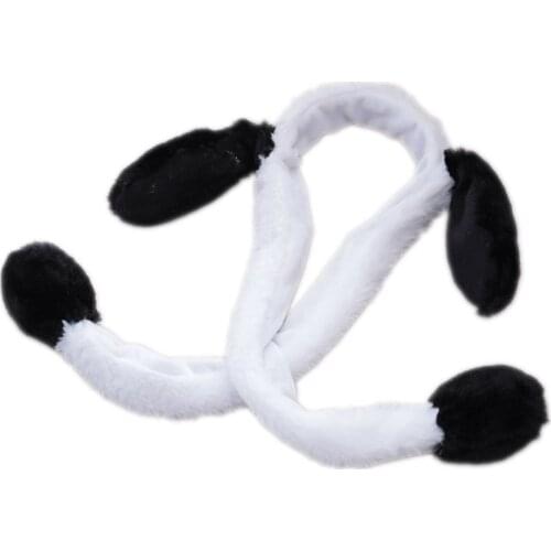 Toys Pinch Moving Headband Pretend Play Game Bunny Ear Toys Cute Plush Decoration Childrens Festival Performance Props