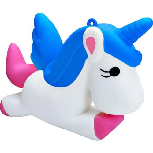 Jumbo Squishy kawaii Unicorn Squeeze Toy Simulation Squishies Slow Rising Bread Cake Scented Stress Relief Fun for Kids Gift Toy