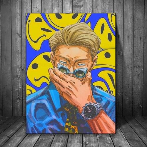 Kento Nanami Jujutsu Kaisen Anime Manga Decoration Print Home Decor Canvas Painting Bedroom Study Living Room Wall Art Poster