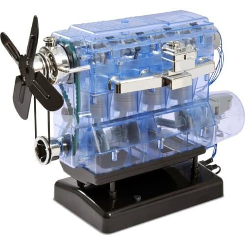 1pce Mini Engine Model L4 Engine Movable DIY Assembled Educational Toy Car Model
