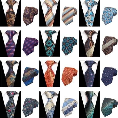 Mens High Grade Necktie Floral Paisley Striped Pattern Business 8CM Wide Ties BWTHZ0336