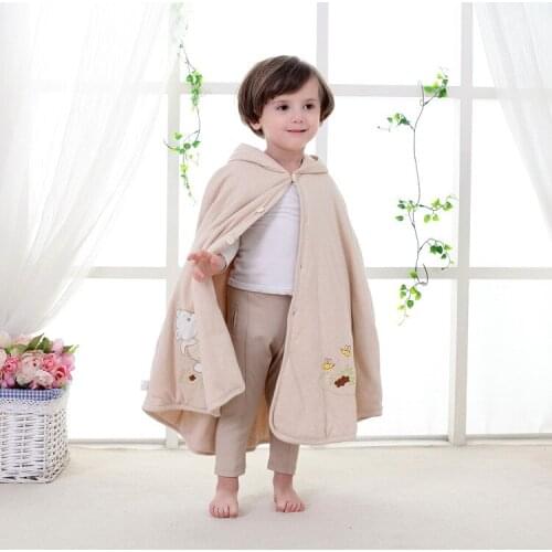The new baby in the spring and autumn winter cloak colored cotton infant cotton cloak newborn children shawls manufacturers whol
