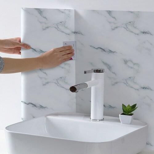 Thicken kitchen stickers self-adhesive waterproof and moisture-proof wall stickers high temperature cabinet countertop tiles