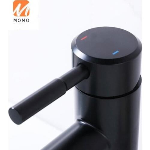 Stainless steel single handle taps single hole mixer sinks face bathroom wash basin faucet