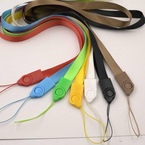 Factory customized logo heat transfer mobile phone rope hanging rope badge work card logo