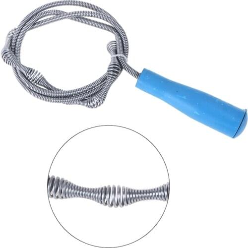 1M Long Sewer Cleaning Wire Spring Removal Clog Hair Filter Drain Cleaners Tool Home Bendable Sink Tub Toilet Dredge Pipe Snake