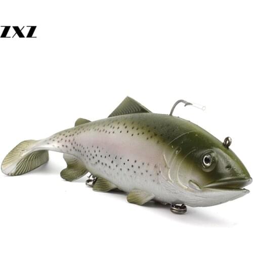 20cm/30cm Sea Fishing Big Size Simulate Soft Fishing Lure Artificial Wobblers Baits Pike Swimbait Crank Bait Pesca for Big Fish