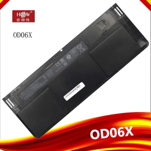6Cells Laptop Battery 0D06XL 0DO6XL H6L25AA H6L25UT HSTNN-IB4F W91C OD06XL For HP EliteBook Revolve 810 G1 Tablet G3 830