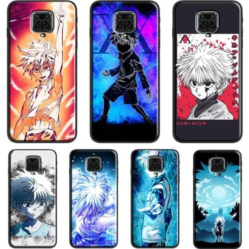 Killua Zoldyck Hunter X Hunter Case For Xiaomi Redmi Note 10 Pro 7 8 9S 8T Note 9 Pro Back Cover For Redmi 9A 9C 9T 7A 8A