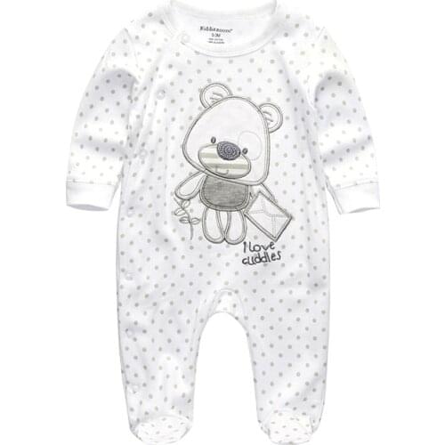 2019 Baby Bodysuits Newborn Baby Girl Clothes Roupas de bebe Full Sleeve Baby Boy Clothes Outwear Spring Fall Pajamas