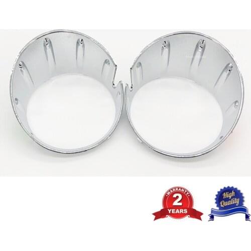 Chrome Fog Lamp Light Cover Front Bumper Ring Trim 51117248791 51117248792 For MINI Cooper R55 R56 R57 R58 R59