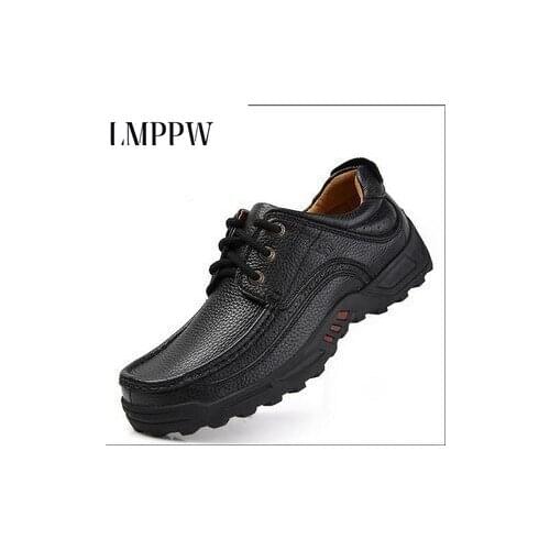 Men Business Casual Shoes Loafers Sneakers Genuine Leather Handmade Retro Loafers Shoes Zapatos Casuales Hombres Men Shoes 2.5a