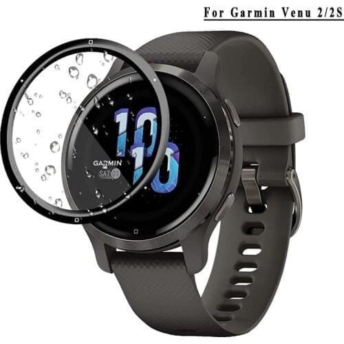 2PCS 3D Edge Soft Protective Film Cover Protection For Garmin Venu 2/2S Watch Venu2 Smartwatch Full soft Screen Protector