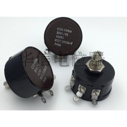 Original new 100% 3001/9S 100RJ 100 ohm wire wound potentiometer (SWITCH)