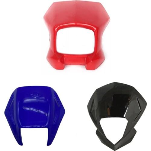 Motorcycle Head Light Cover Front Shield for Suzuki Qingqi Genesis200 GXT200 QM200GY Red Blue Black White Yellow for Sale
