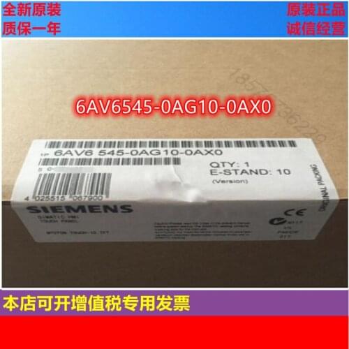 6AV6545-0AG10-0AX0 Siemens touch screen, panel 6AV6545-0AG10-0AX0