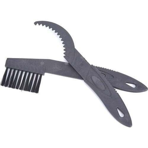 2Pcs Plastic Bicycle Chain Cleaner Scrubber Brushes Mountain Bike Wash Tool Set Cycling Cleaning Kit Bicycle Repair Tool