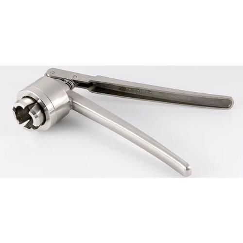 Cekegon Stainless Steel Manual Vial Crimper 20mm Vial bottle Sealing Machine Cap Capper Bottle Cap Crimping Capping Tools