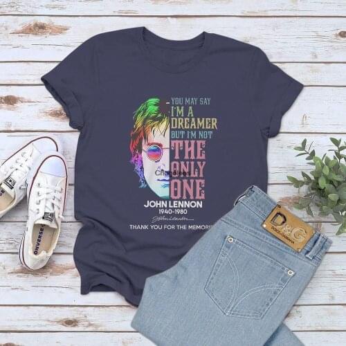 You May Say I'm a Dreamer Shirt John Len.no.n Thank You for The Memories Shirt Music Lover Shirt D 25022107