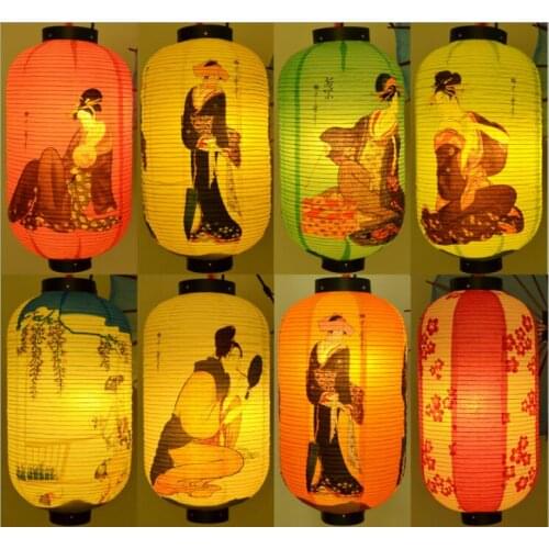 Japan Sushi Store Paper Lantern High Quality Waterproof Paper Lamp Large Hang Light Satin Bar Decorative Pub House Decor
