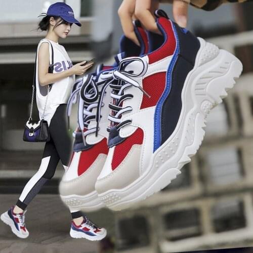 New Women Casual Shoes Platform High Quality Fashion Breathable Outdoor Girls Sneakers Female Zapatos De Mujer Tenis Feminino