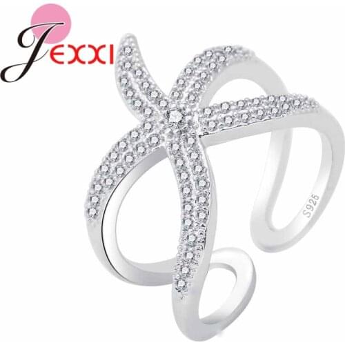 New Arrival Cute Anmimal Shape Women Jewelry Rings Pave Clear Shining Micro Crystal Best Gifts For Women Free Shipping
