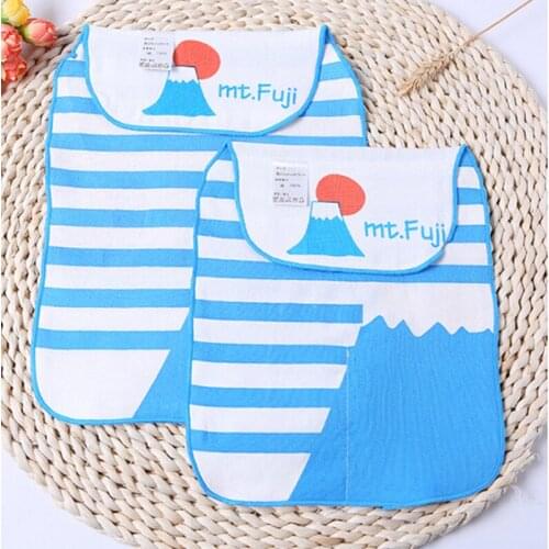 1 Pcs Cotton Baby Wicking Towel Absorb Sweat Back Towel Perspiration Wipes Reusable Cartoon Print Baby Towel