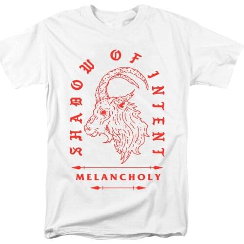 15 Designs Shadow Of Intent Streetwear Rock Brand Shirt Heavy Death Metal Punk Demon Skull Cotton Skateboard Goat Tee Rocker