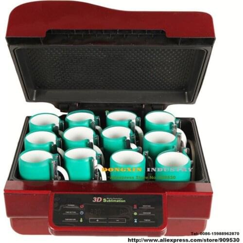 ST3042 3D Sublimation Heat Transfer Machine 3D Vacuum Heat Press Machine Heat Press Printer for Cases Mugs Plates Wine Glasses