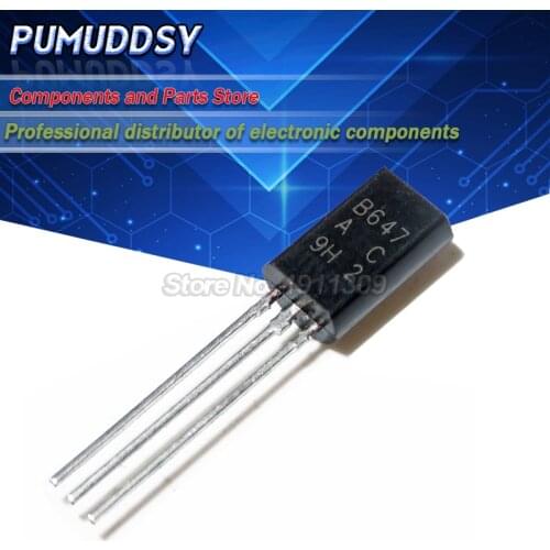 50PCS 2SB647AC TO92 2SB647A 2SB647 TO-92L B647 Triode new and
