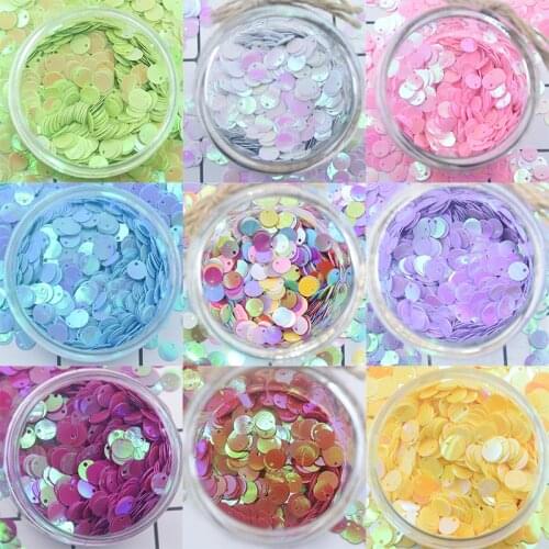 600pcs/Pack 8mm Round Sequins For Craft Flat Cekiny Paillettes Lentejuelas DIY Art Night Club Dress Sewing Accessories 28 Colors