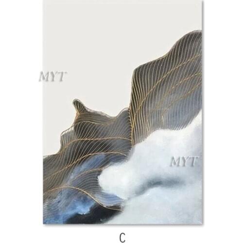 Cloud And Mist Abstract Oil Painting Modern Wall Art Living Room Picture Home Decoration Painting No Framed 100% Handpainted