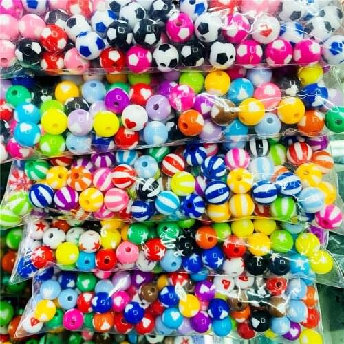 Handmade Acrylic Color Beads Spaced Beads For Jewelry Making DIY Girl Wear Charms Earring Pendant Bracelet Necklace Accessories