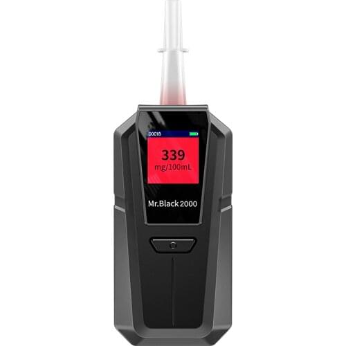 Alcohol Tester Quick test High Accuracy Digital Breathalyze LCD Display Breath Alcohol Tester for Police Drunk Driver