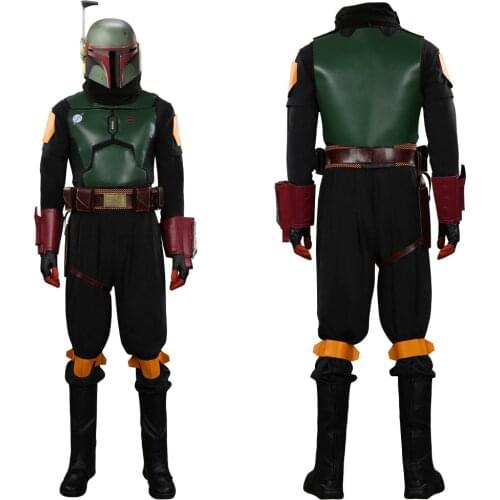 Boba Fett Cosplay Costume Outfits Halloween Carnival Suit For Adult Men