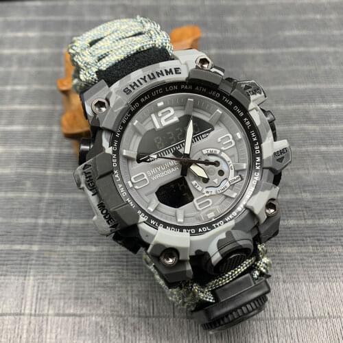 SHIYUNME Men G Style Digital Watch Shock Military Sports Watches Fashion Waterproof Compass Electronic Wristwatch Mens Relogios