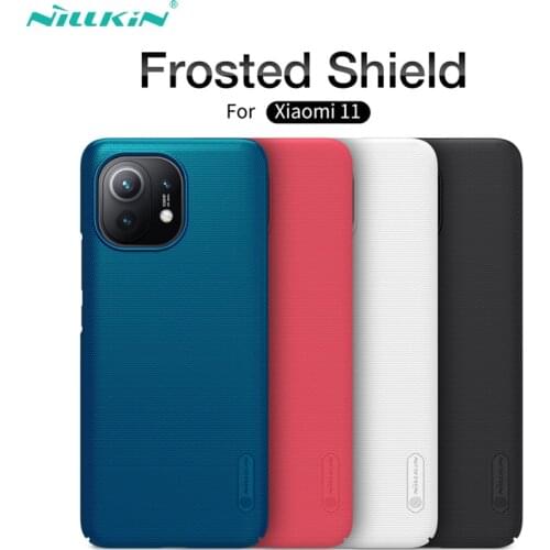 Nillkin Cover For Xiaomi Mi 11 Case Super Frosted Shield Case Hard PC Classic Matte Phone Protector Back Cover For Xiaomi Mi11