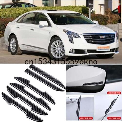 For Cadillac ATS CT4 CT5 CT6 CTS Escalade SRX XTS XT6 XT5 XT4 Car Side Door Edge Mirror Guard Bumper Trim Protector Stickers