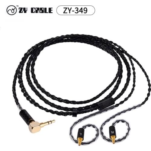 Fanmusic ZY-349/ZY-350/ZY-351/ZY-352 Handmade Wire IE40 pro Headphone Cable Upgrade Line