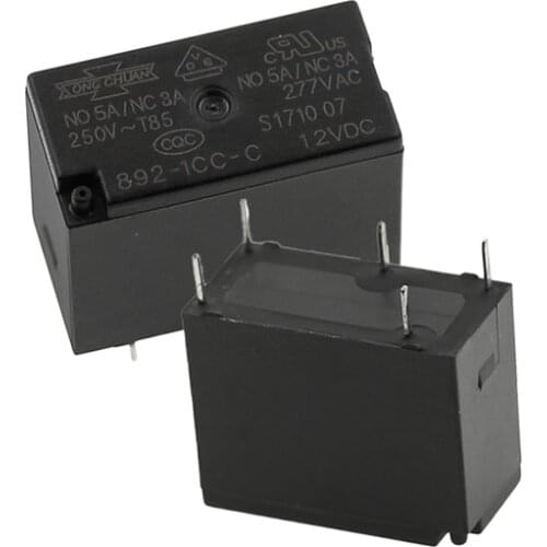 HOT NEW 12V relay 892-1CC-C 892 1CC C 8921CCC 892-1CC-C-12VDC A set of normally open DC12V 12VDC 12V 5A 5PIN