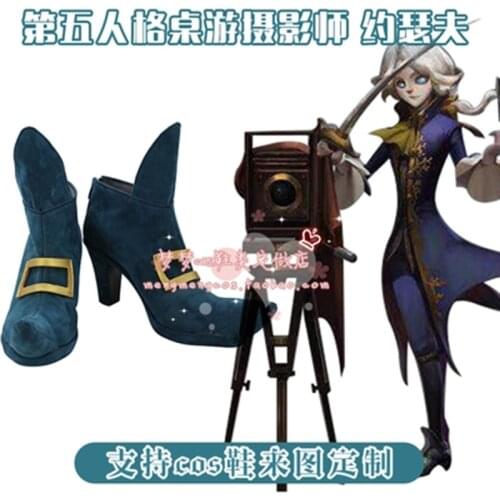 Game Identity V Joseph Desaulniers Cosplay Shoes For Men/women Cos Costumes Shoe Female/male Ankle Boots