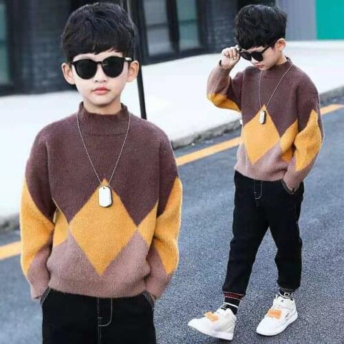 KAQUKAQI Sweaters For Boys