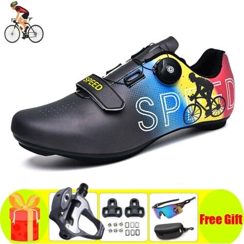 Sapatilha Ciclismo Road Cyling Shoes Professional Mens Sneakers Women Self-Locking Bicycle Riding Breathable Bicicleta