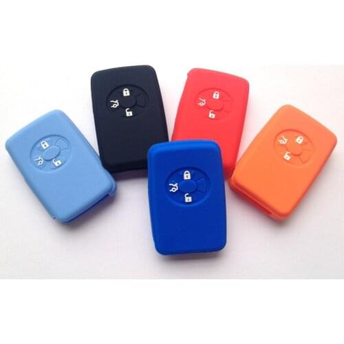 Remote Key Cover For Toyota Corolla Yaris Mark X Hilux Rukus Vitz RAV4 Aqua Camry Auris Estima Alphard 3-Button Car Accessories