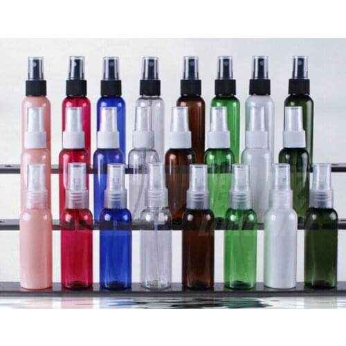 Hot Sell 100pcs Plastic Transparent 30ml Small Empty Spray Bottle For Make Up And Skin Care Refillable Bottle