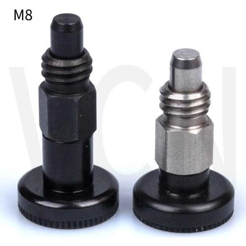 Mini Index Bolts, Handle-Retractable Plungers, M8*1.25,Pin 5mm. Without Lock. VCN241 Fast Shipping
