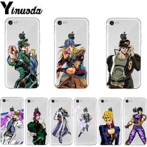 Anime JoJos Bizarre Adventure Soft Phone Case For iPhone 11 6 6s 7 8 Plus 11 Pro XS Max XR SE 2020 funda Cover Cellphones