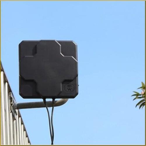 4G Lte Outdoor Antenna Dual N Female Connector 10M cable 2*22dbi Directional External 4G Antenna for Huawei Router