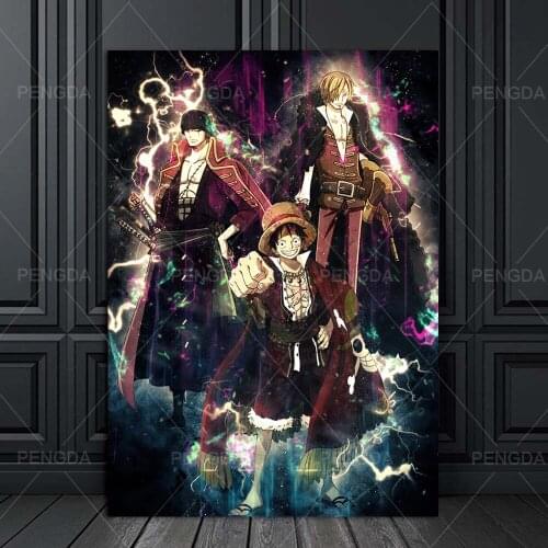 Wall Art Canvas Roronoa Zoro Paintings Home Decor One Piece Picture Hd Prints Modern Japan Anime Role Poster For Bedroom Modular