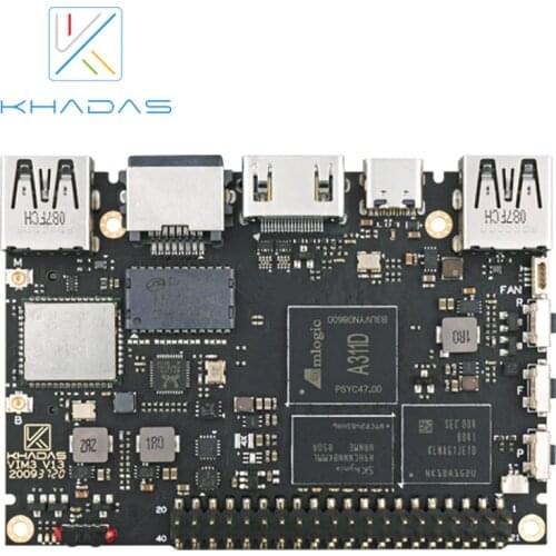 2020 Most Powerful Single Board Computer With 4GB LPDDR4/4X + 32GB EMMC And 5.0 NPU Khadas VIM3 Pro
